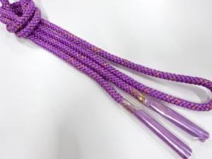 未使用品　正絹　手組帯締め